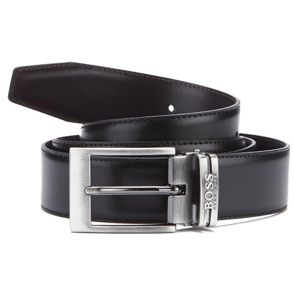 商品Hugo Boss|BOSS Men's Galliz Belt Gift Set - Black/Brown,价格¥1122,第4张图片详细描述