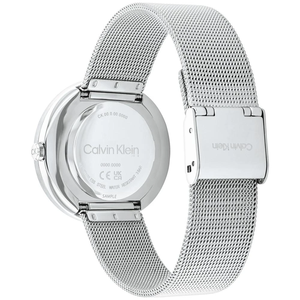 商品Calvin Klein|Women's Stainless Steel Mesh Bracelet Watch 34mm,价格¥1276,第3张图片详细描述