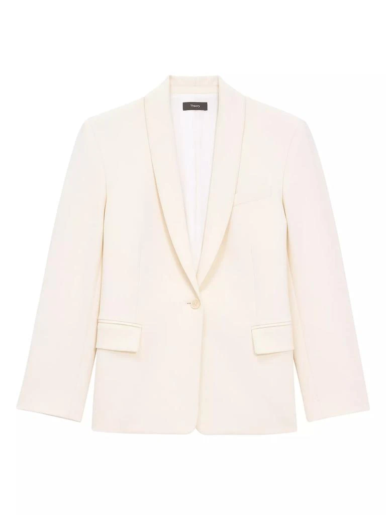 商品Theory|Crepe Shawl-Collar Blazer,价格¥1485,第1张图片