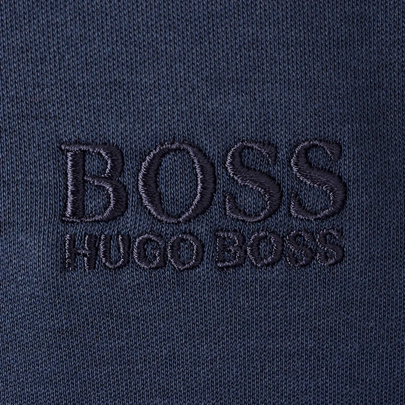 商品Hugo Boss|Hugo Boss 雨果博斯 男士纯棉时尚休闲翻领长袖POLO衫 PIROL-0510-410,价格¥812,第1张图片