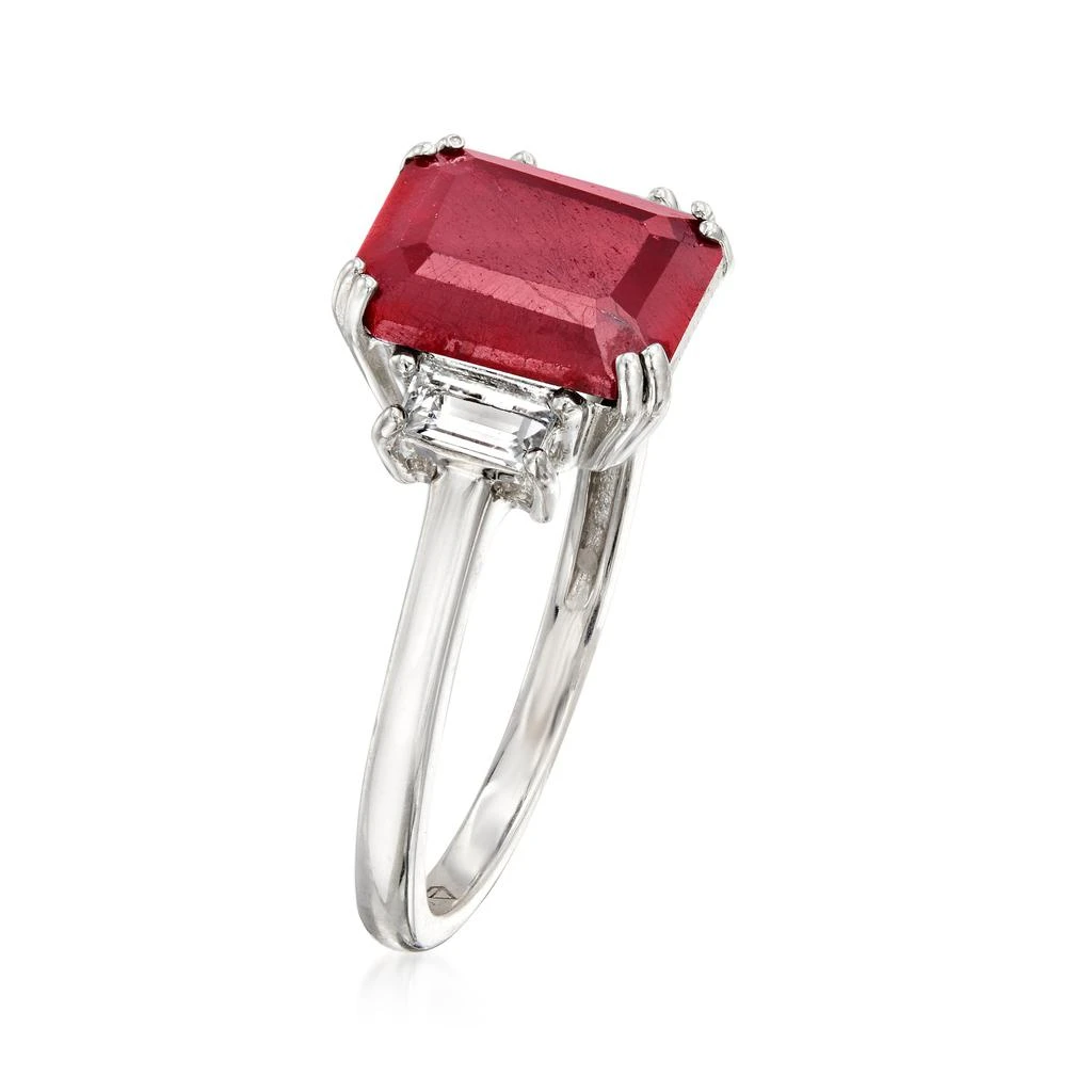 商品Ross-Simons|Ruby Ring With . White Topaz in Sterling Silver,价格¥1138,第3张图片详细描述