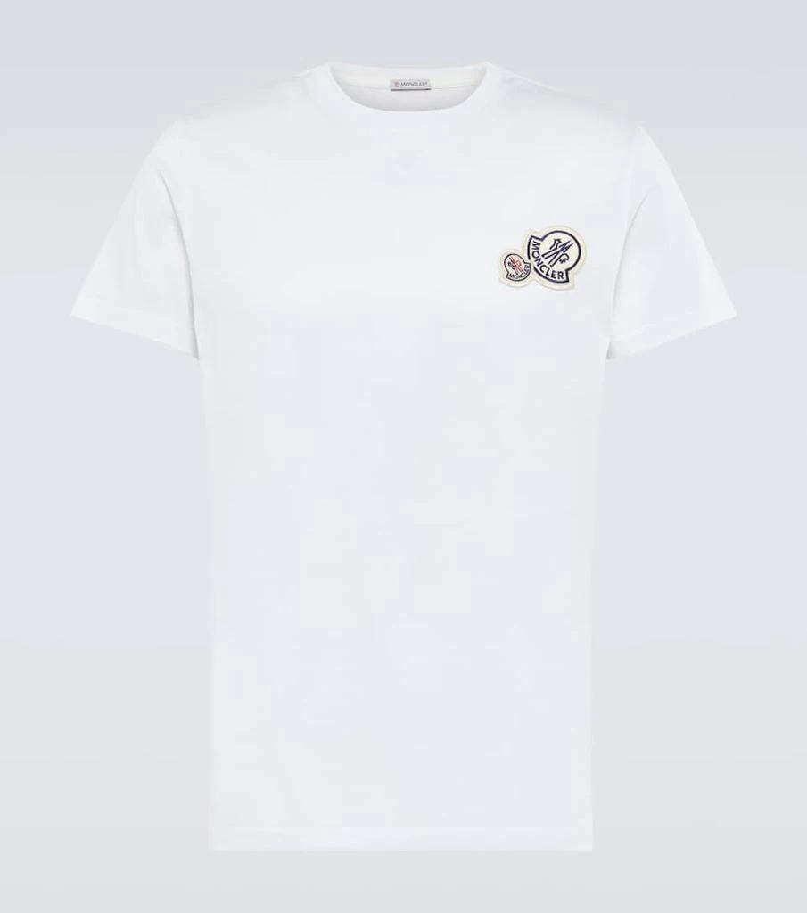 商品Moncler|棉质平纹针织T恤,价格¥2614,第1张图片