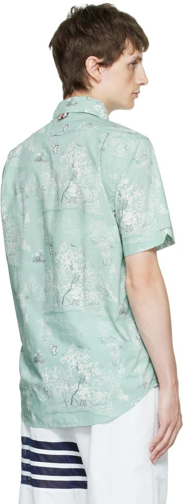 商品Thom Browne|绿色纽扣衬衫,价格¥3764,第3张图片详细描述