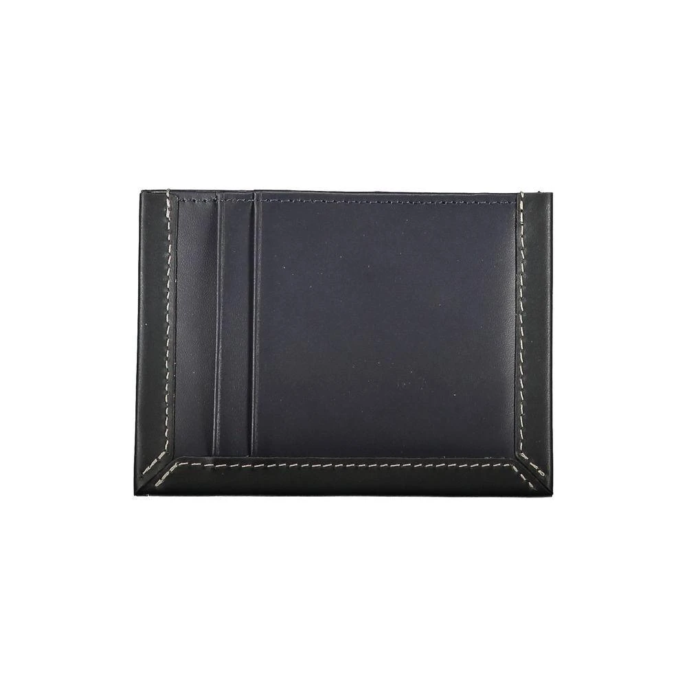 商品Tommy Hilfiger|Tommy Hilfiger Sleek Blue Leather Card Holder with Contrast Detail,价格¥423,第2张图片详细描述