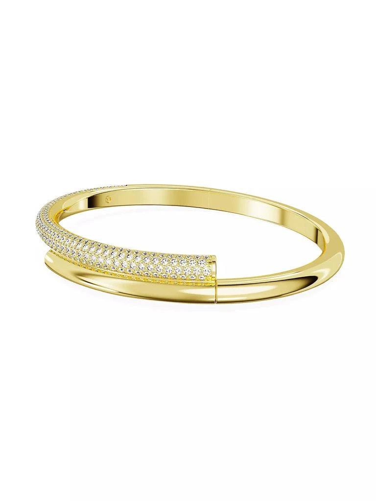 商品Swarovski|Dextera Goldtone & Crystal Pavé Bangle,价格¥2095,第1张图片