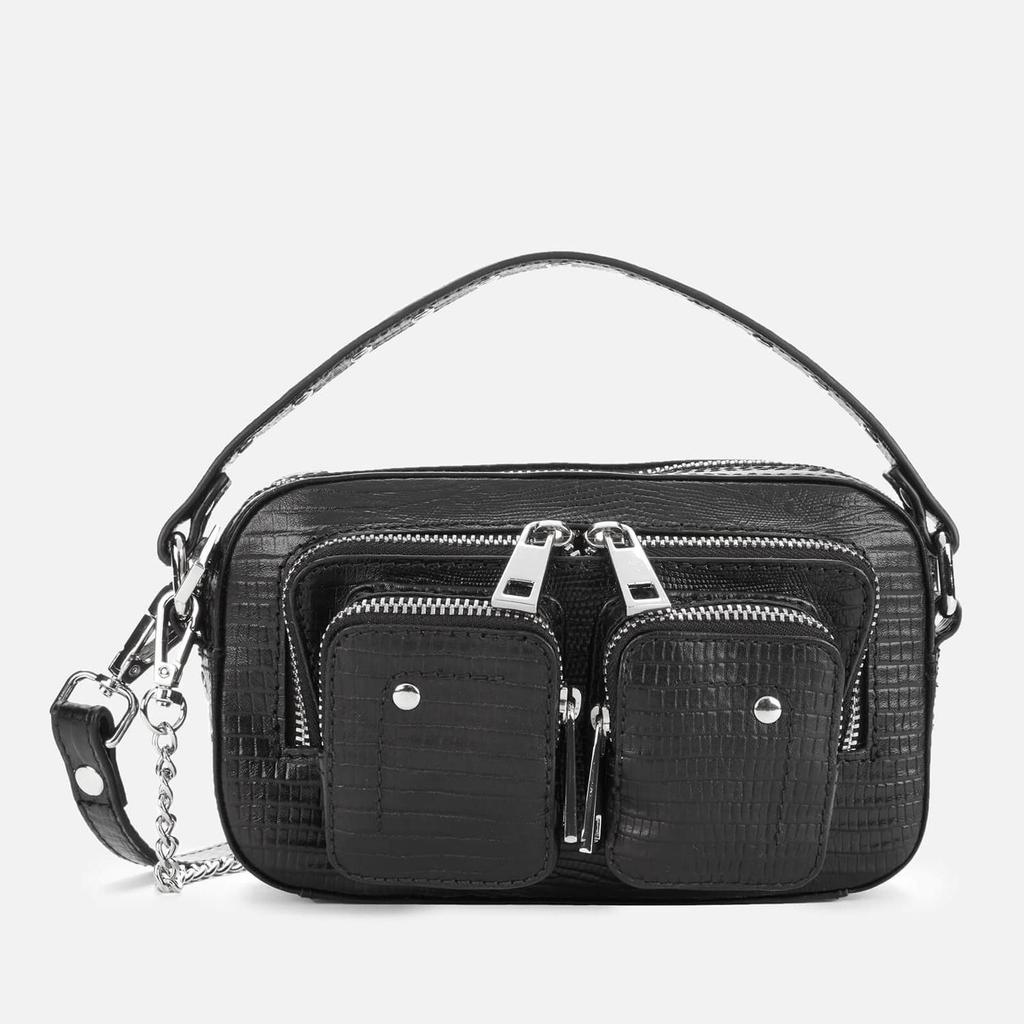 Núnoo Women's Helena Lizard Shoulder Bag - Black商品第1张图片规格展示