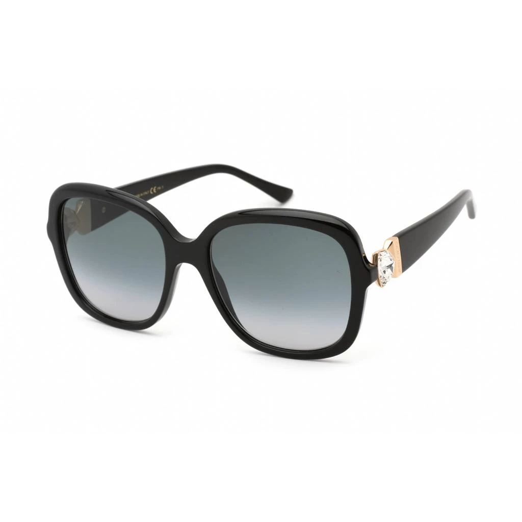 商品Jimmy Choo|Jimmy Choo Women's Sunglasses - Full Rim Black Plastic Square Frame | SADIE/S 0807,价格¥601,第1张图片