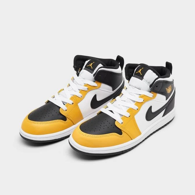 商品Jordan|Little Kids' Air Jordan Retro 1 Mid Casual Shoes,价格¥372,第2张图片详细描述