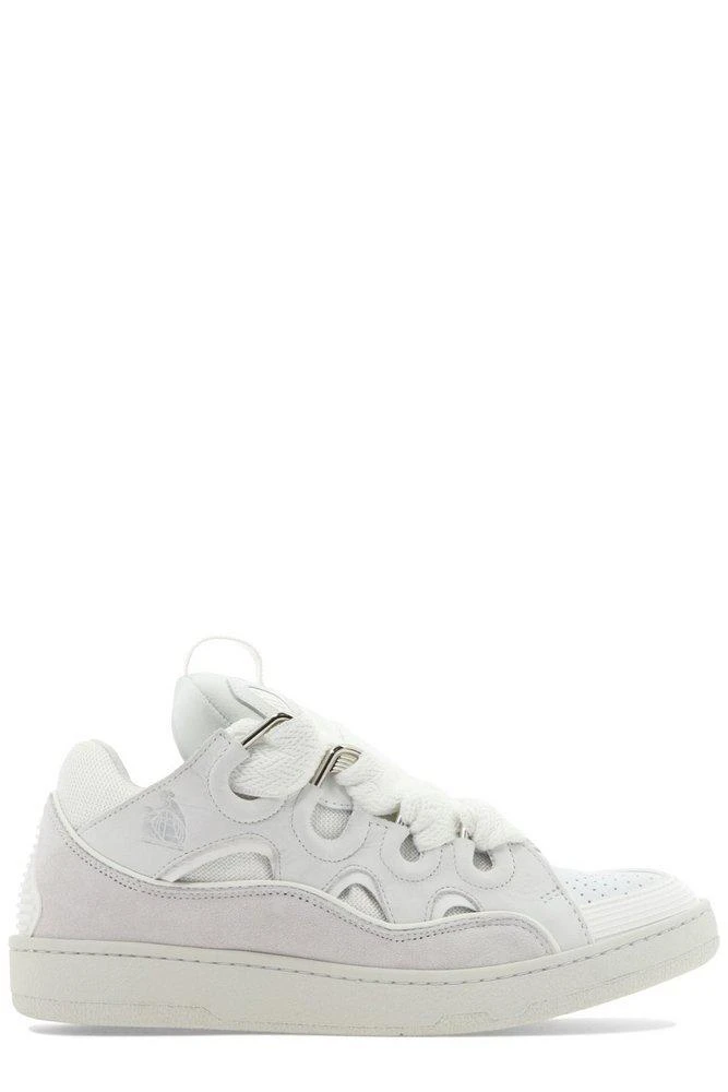 商品Lanvin|Lanvin Curb Lace-Up Sneakers,价格¥4546,第1张图片