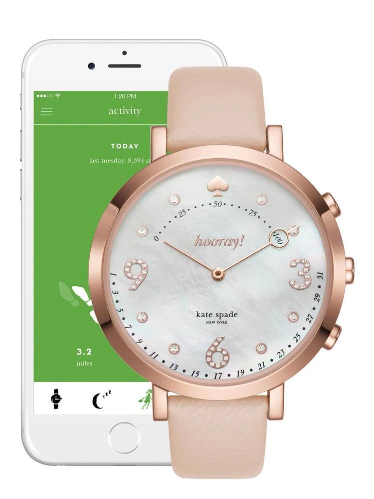 商品Kate Spade|metro hybrid smart watch,价格¥1658,第4张图片详细描述