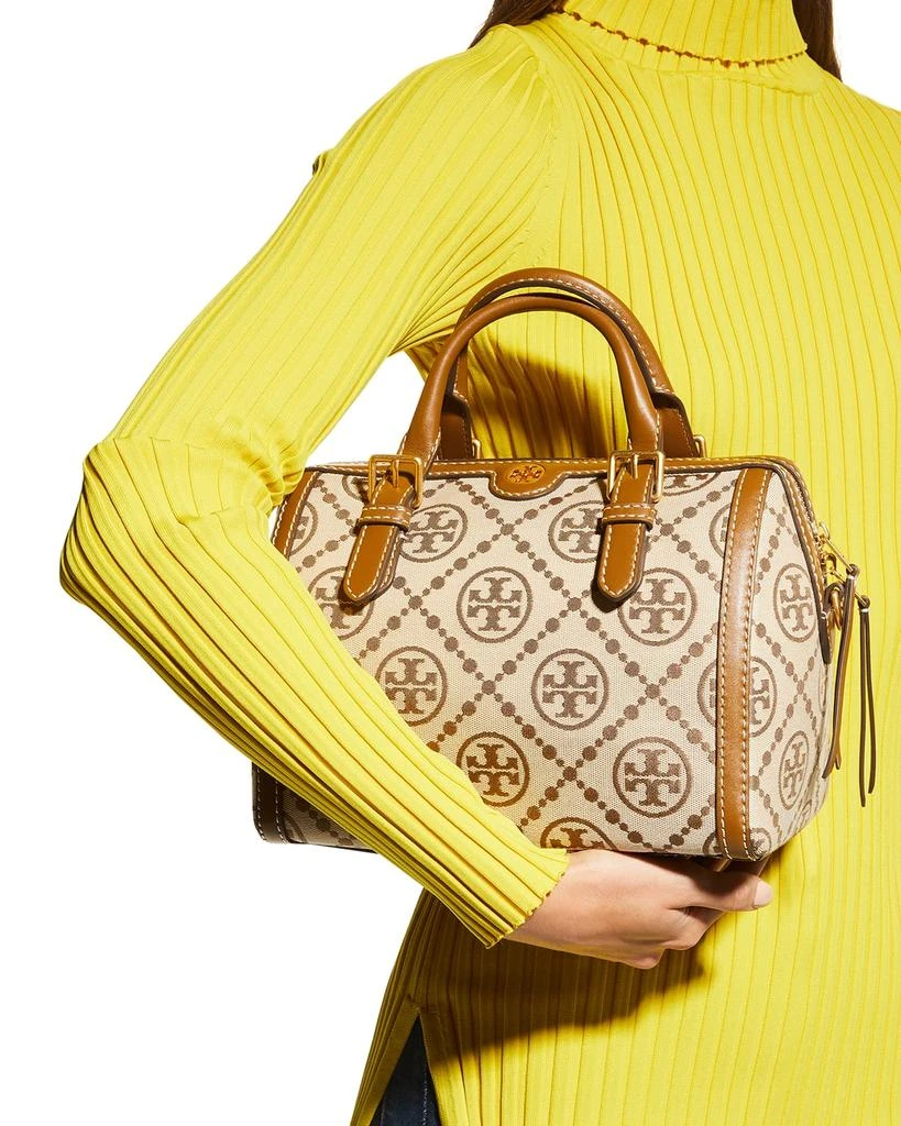 商品Tory Burch|T Monogram Jacquard Top-Handle Barrel Bag,价格¥3883,第2张图片详细描述