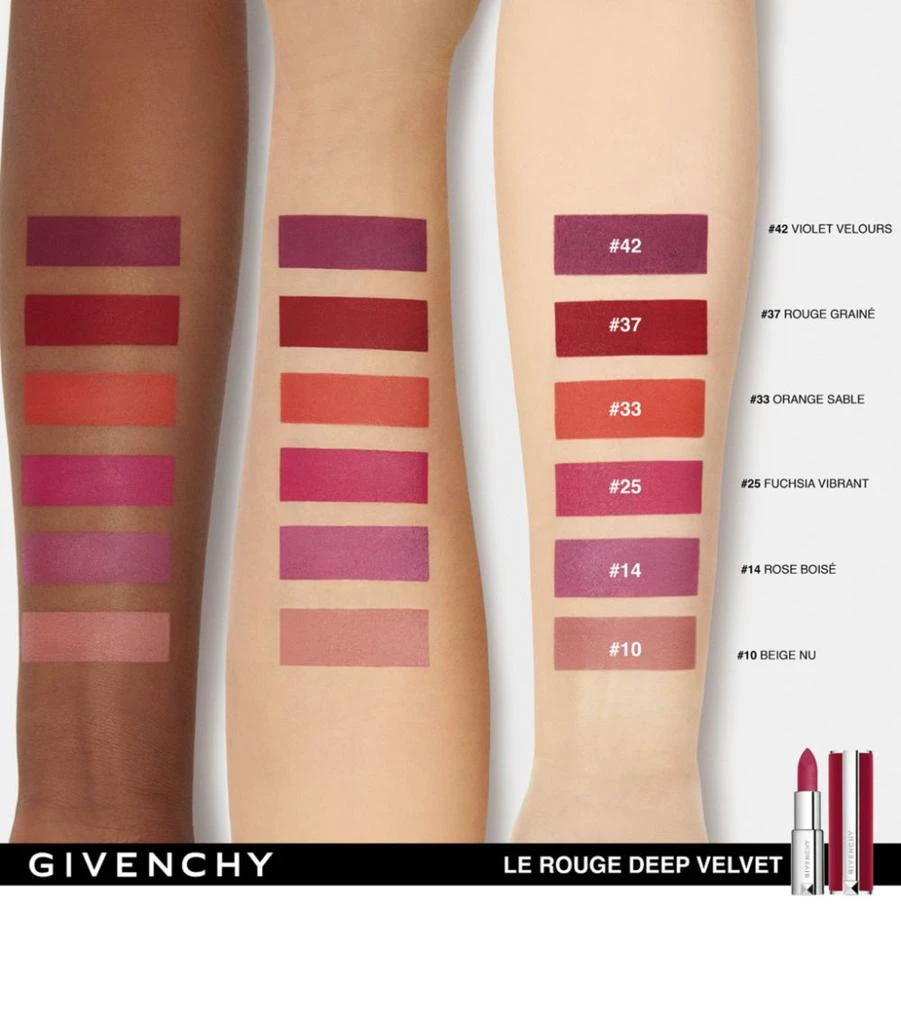 商品Givenchy|Le Rouge Deep Velvet Lipstick,价格¥350,第5张图片详细描述