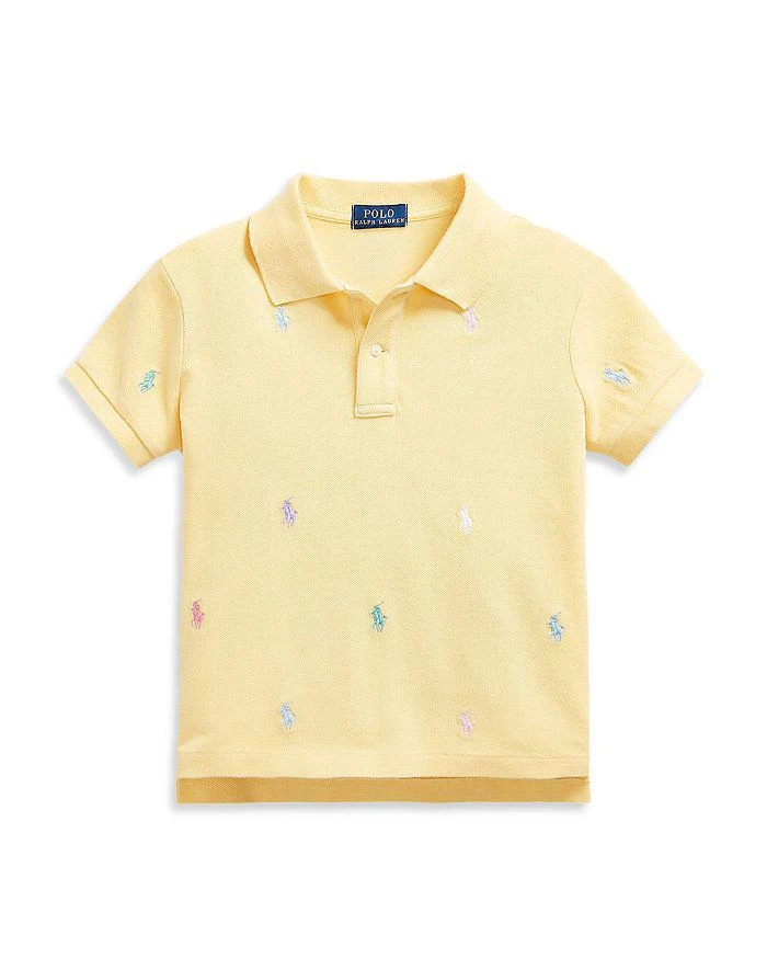 商品Ralph Lauren|Girls' Polo Pony Piqué Polo Shirt - Big Kid,价格¥156,第1张图片