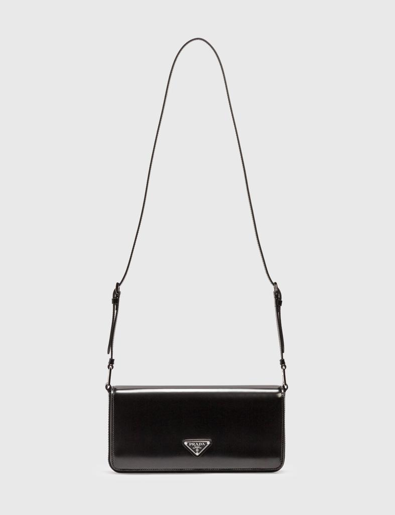 商品Prada|BRUSHED LEATHER SHOULDER BAG,价格¥26728,第6张图片详细描述