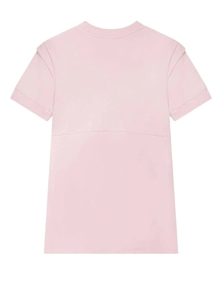 商品Chloé|Chloé Kids Short-sleeved Dress In Pink Fleece Cotton,价格¥1066,第2张图片详细描述