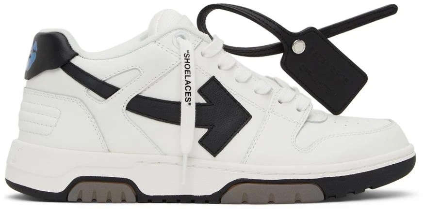 Off-White White & Black Out Of Office Sneakers 1