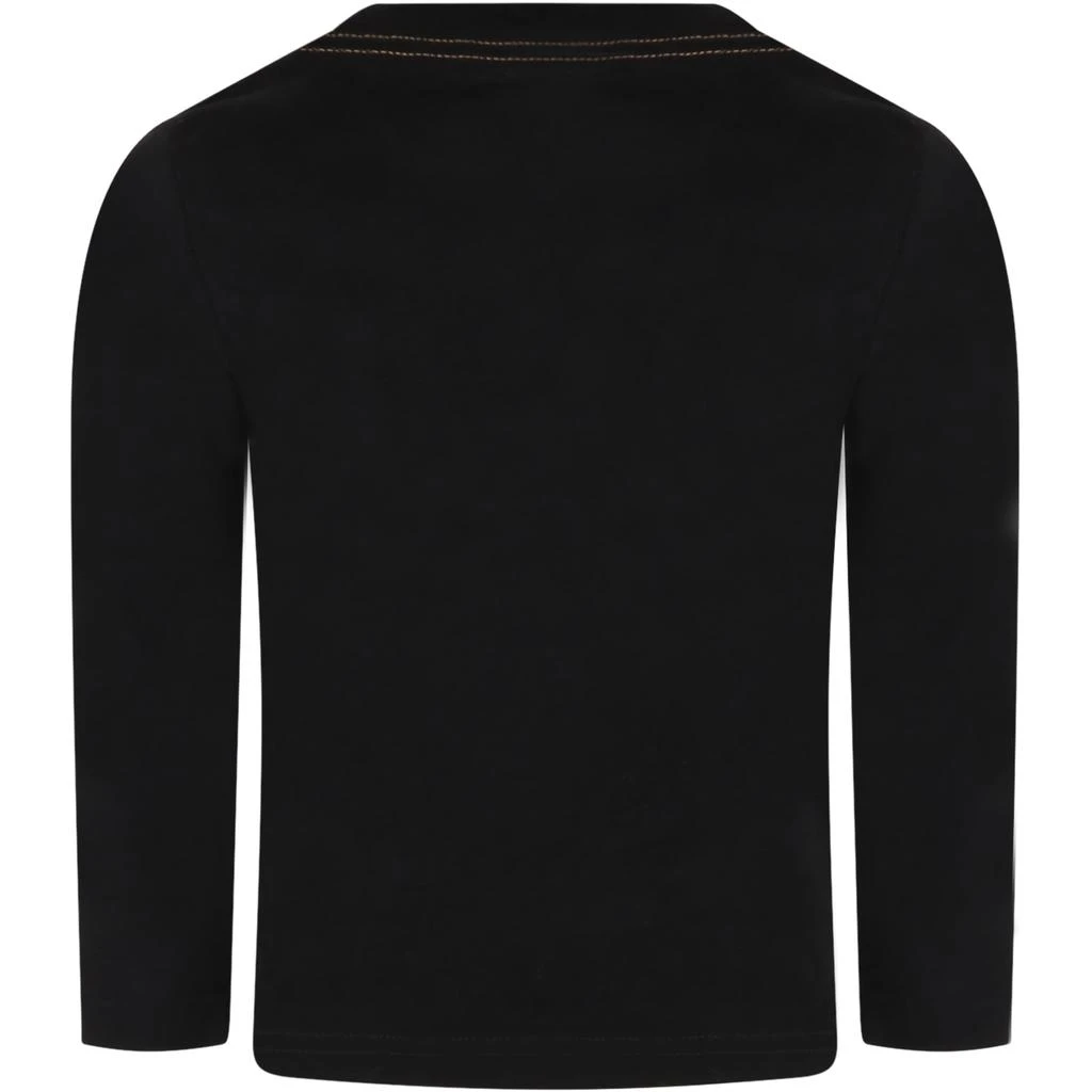 商品Timberland|Timberland Black T-shirt For Boy With Shoe,价格¥504,第3张图片详细描述