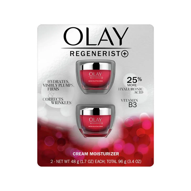 Olay玉兰油 细腻肌理弹润金纯面霜（明星大红瓶）两瓶装 48g*2 商品