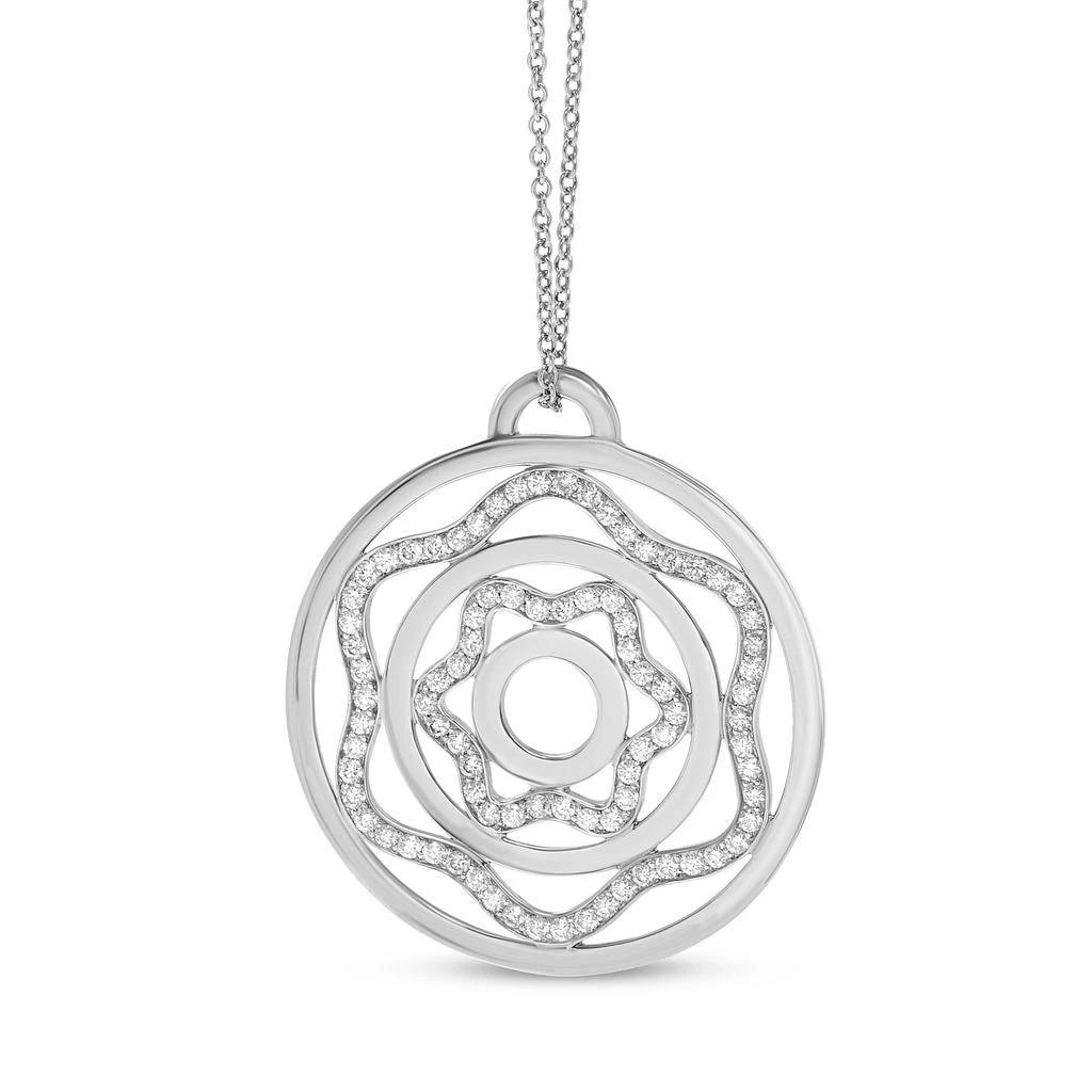 商品Kwiat|Kwiat 18K White Gold, Diamond Circle Pendant Necklace,价格¥33799,第4张图片详细描述