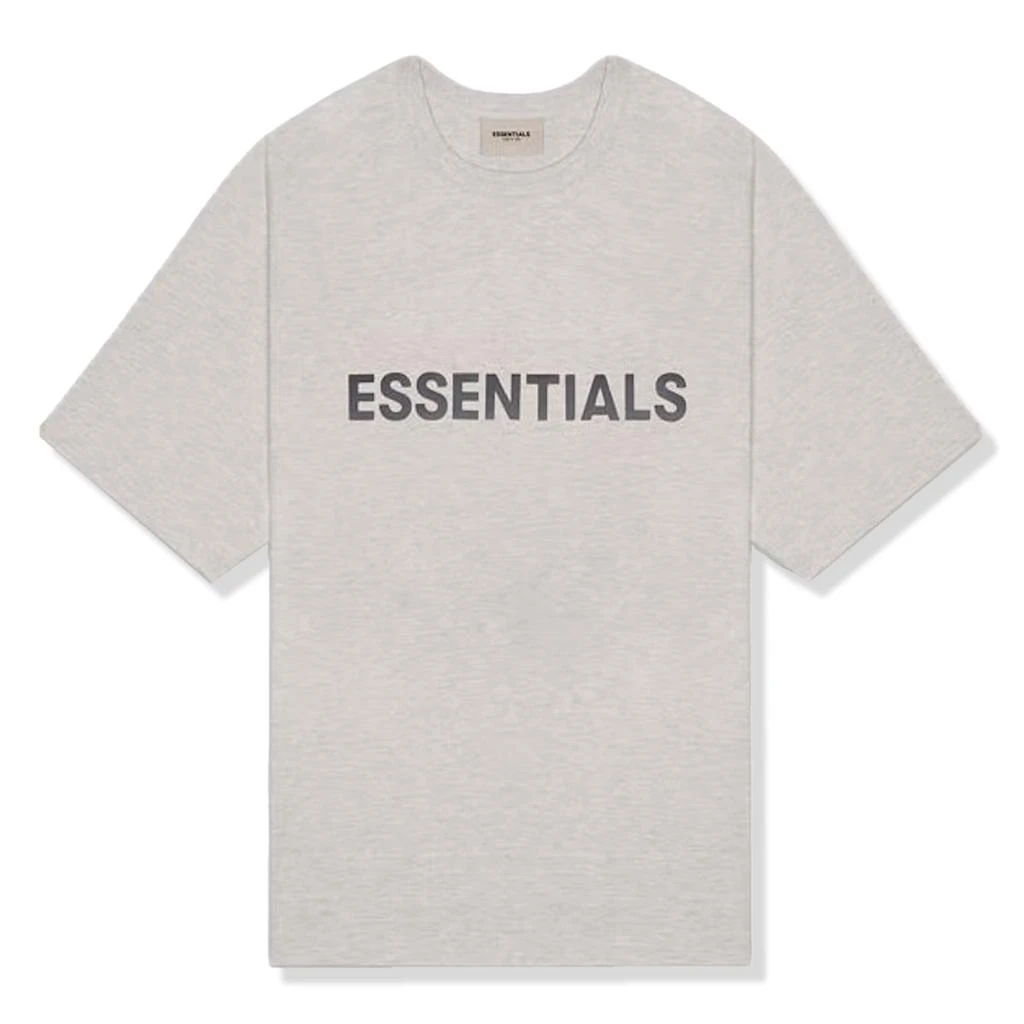 商品Essentials|Fear Of God Essentials Heather Oatmeal T Shirt,价格¥1236,第1张图片