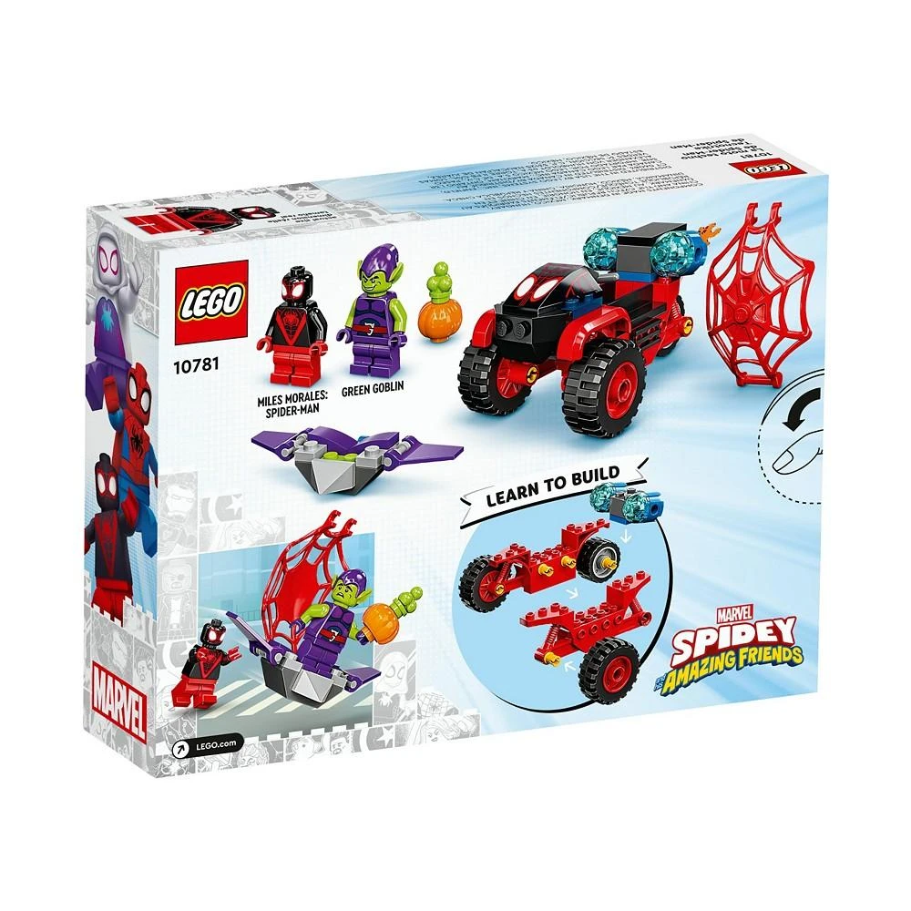 商品LEGO|Spidey Miles Morales: Spider-Man’s Techno Trike 10781 Building Set, 59 Pieces,价格¥75,第3张图片详细描述