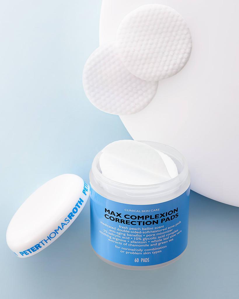 商品Peter Thomas Roth|Max Complexion Correction Pads, 60 ct.,价格¥353,第4张图片详细描述