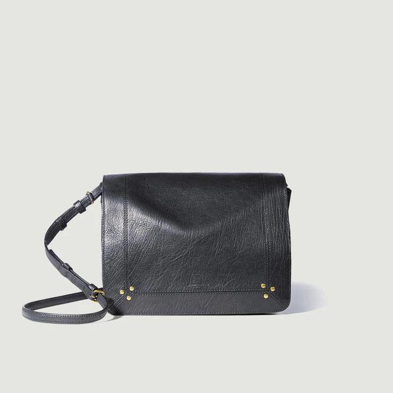 商品Jerome Dreyfuss|Igor Goatskin Handbag Oxydized Black JÉRÔME DREYFUSS,价格¥4434,第1张图片