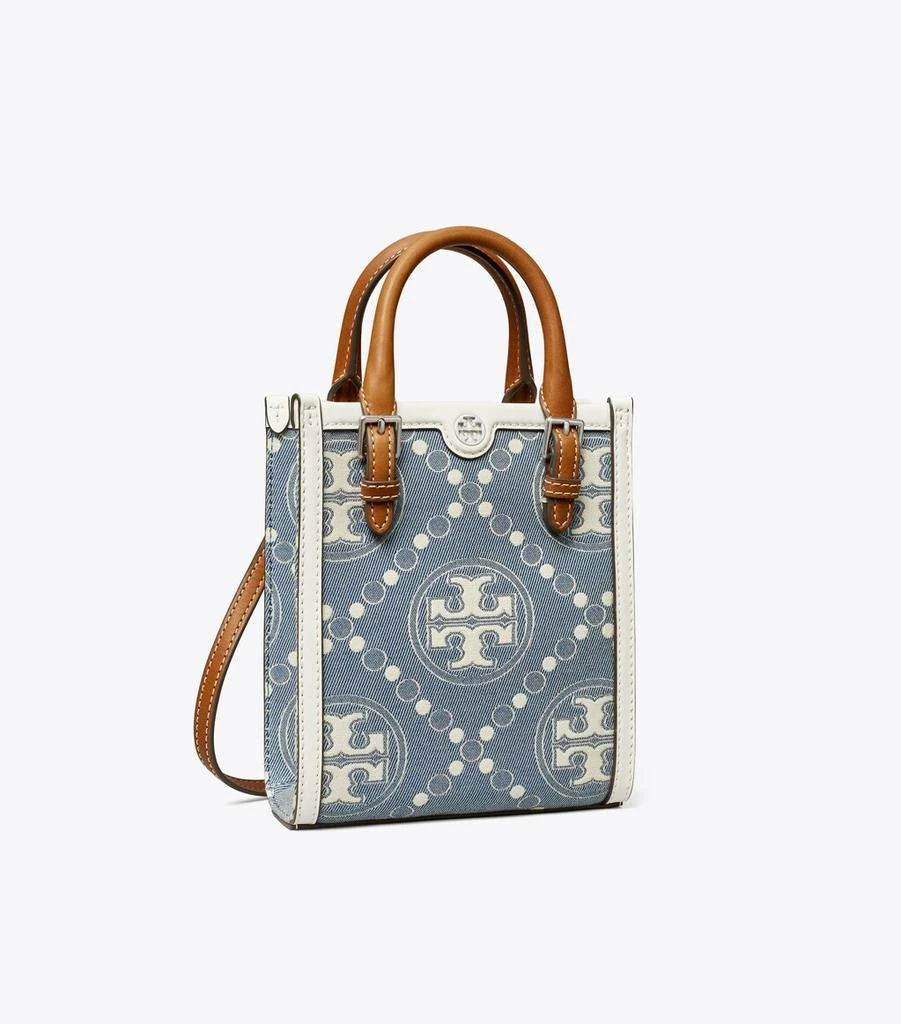 商品Tory Burch|Mini T Monogram Denim Tote,价格¥2475,第1张图片