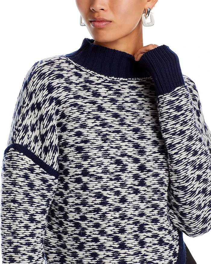 商品3.1 Phillip Lim|Wool Float Jacquard Cutaway Sweater,价格¥1530,第5张图片详细描述