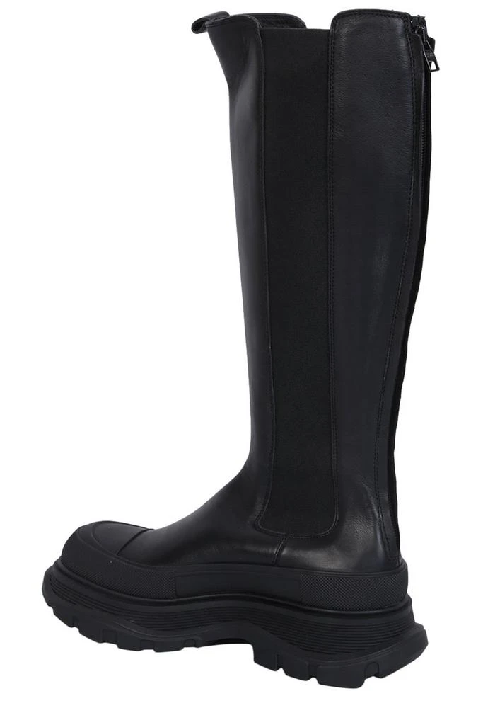 商品Alexander McQueen|Alexander McQueen Round-Toe Knee-High Boots,价格¥8442,第3张图片详细描述