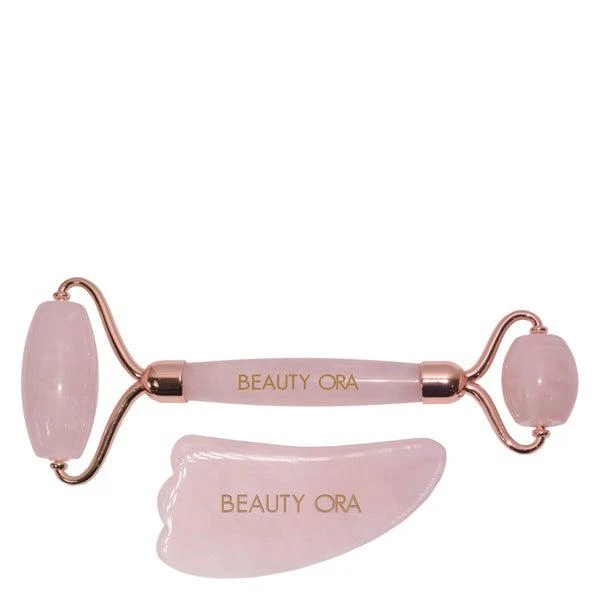 商品Beauty ORA|Beauty ORA Crystal Roller and Gua Sha Set for Face and Body - Rose Quartz,价格¥316,第4张图片详细描述