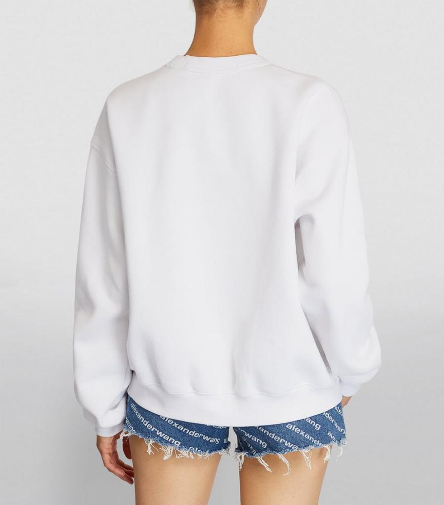 商品Alexander Wang|Crew-Neck Logo Sweatshirt,价格¥3050,第6张图片详细描述