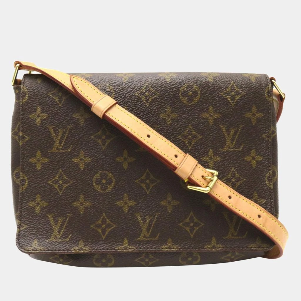 商品[二手商品] Louis Vuitton|Louis Vuitton Brown Canvas Monogram Musette Tango Short Strap Shoulder Bag,价格¥8359,第1张图片