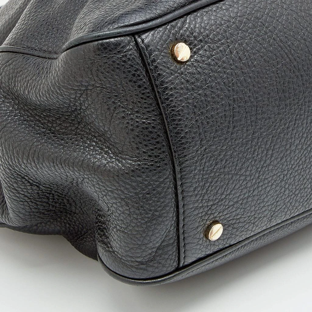 Tory Burch Black Leather Logo Amanda Tote 商品