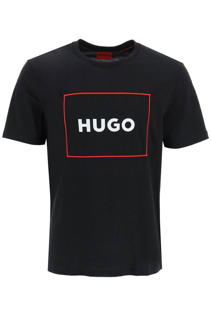 Hugo jersey t-shirt with logo商品第1张图片规格展示
