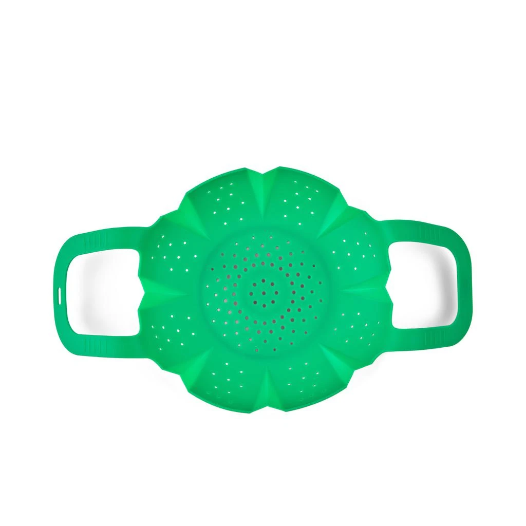 商品Cuisipro|Silicone Vegetable Steamer, Green,价格¥135,第1张图片