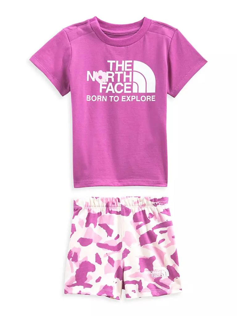 商品The North Face|Baby Girl's 2-Piece Cotton Summer Top & Bottom Set,价格¥257,第1张图片