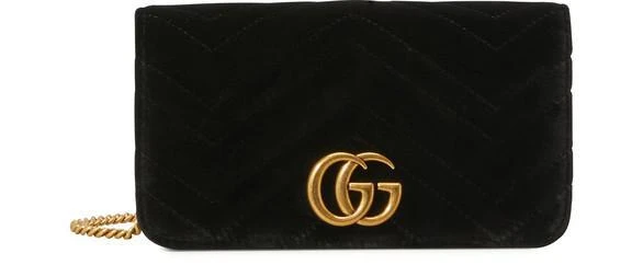 商品Gucci|GG Marmont天鹅绒超级迷你斜挎包,价格¥6915,第1张图片