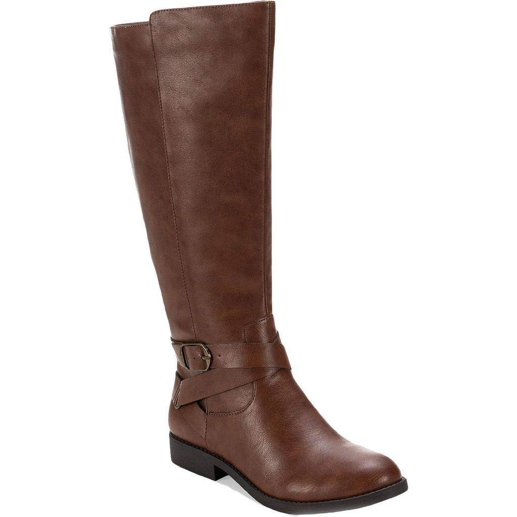 Style & Co. Womens Madixe Faux Leather Knee High Riding Boots商品第4张图片规格展示