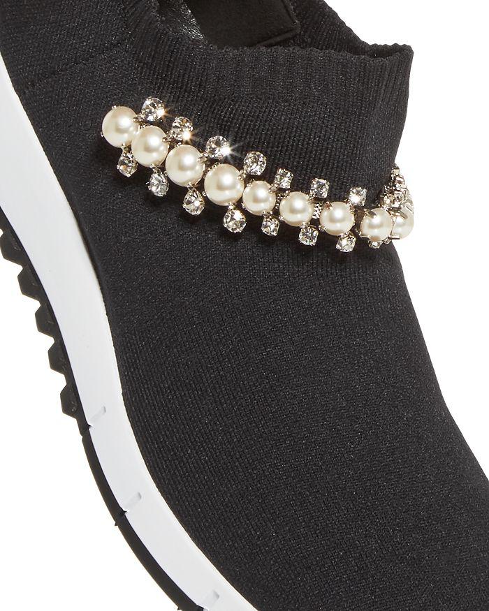 Women's Verona Embellished Knit Slip On Sneakers商品第6张图片规格展示