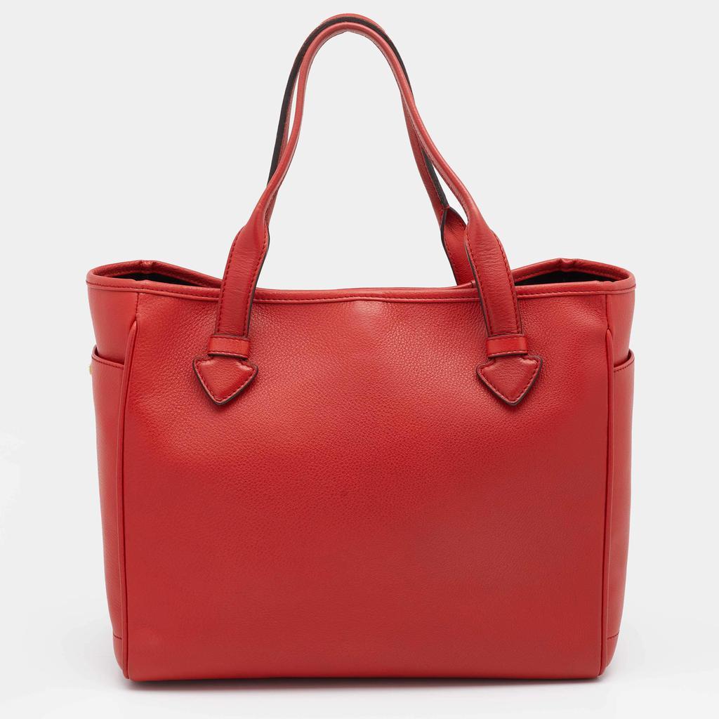 商品[二手商品] Loewe|Loewe Red Leather Heritage Tote,价格¥3897,第6张图片详细描述