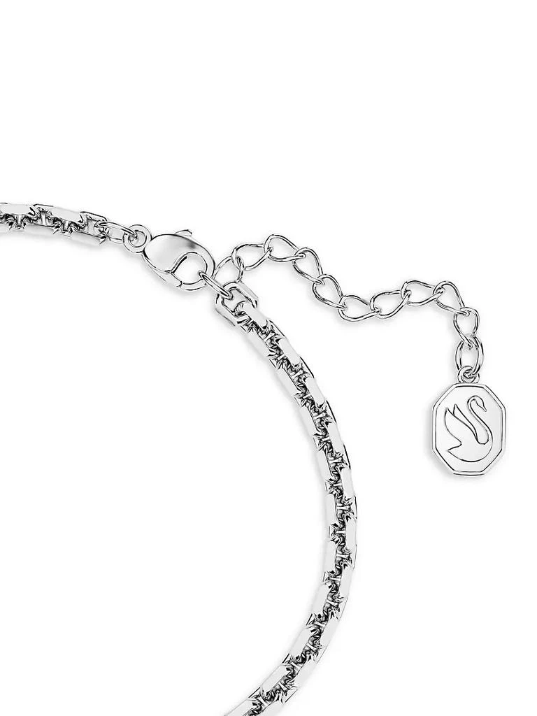 商品Swarovski|Volta Rhodium-Plated &amp; Cubic Zirconia Swirling Heart Bracelet,价格¥1463,第3张图片详细描述