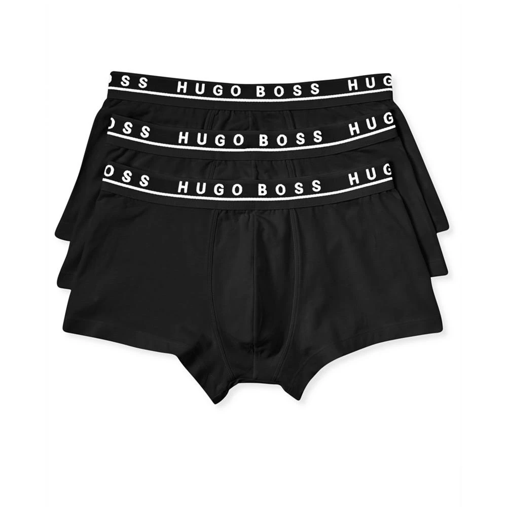 商品Hugo Boss|Men's Underwear Cotton Stretch 3 Pack Trunks,价格¥126,第1张图片详细描述