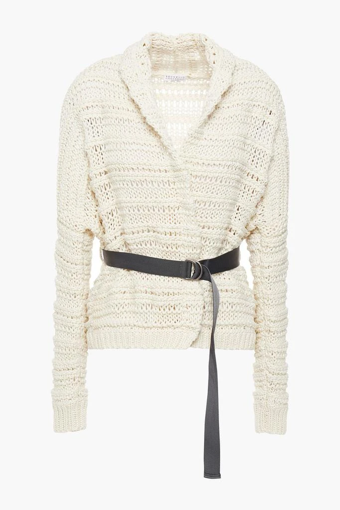 商品Brunello Cucinelli|Open-knit cotton cardigan,价格¥7110,第3张图片详细描述