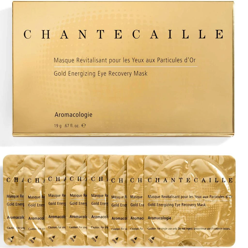 商品Chantecaille|Chantecaille Gold Energizing Eye Recovery Mask (8 Pack),价格¥1584,第1张图片