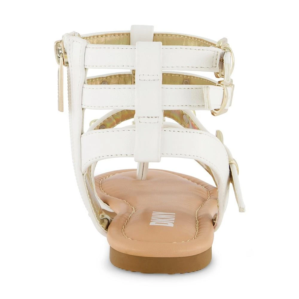 商品DKNY|Little Girls Gladiator Open Toe Sandals,价格¥268,第3张图片详细描述