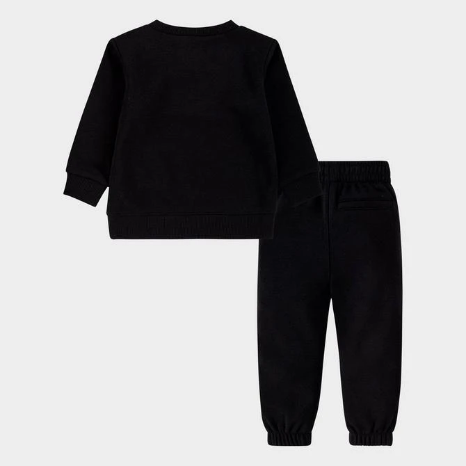 商品NIKE|Infant Nike Multi Logo Crewneck Sweatshirt and Jogger Pants Set,价格¥361,第2张图片详细描述