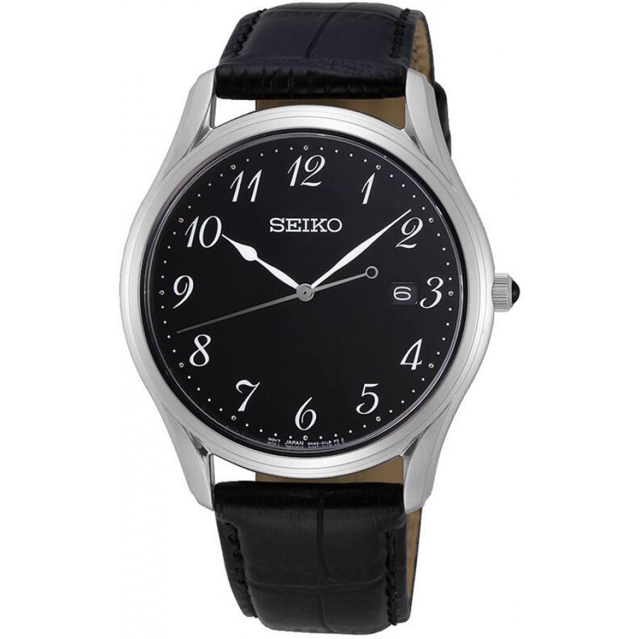 商品Seiko|Quartz Black Dial Mens Watch SUR305P1,价格¥885,第1张图片