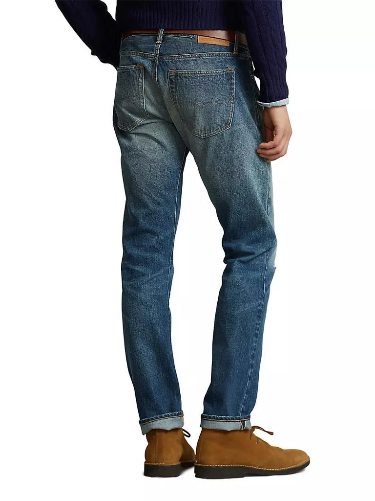 商品Ralph Lauren|Sullivan Slim-Fit Faded 5-Pocket Jeans,价格¥713,第4张图片详细描述