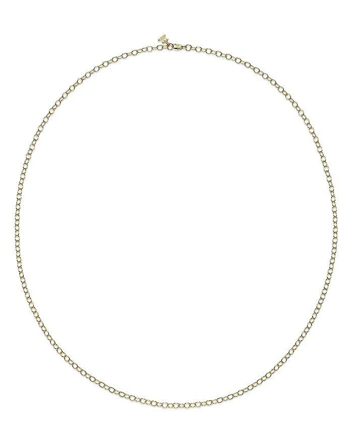 商品Temple St. Clair|18K Yellow Gold Oval Link Chain Necklace, 24",价格¥22688,第5张图片详细描述